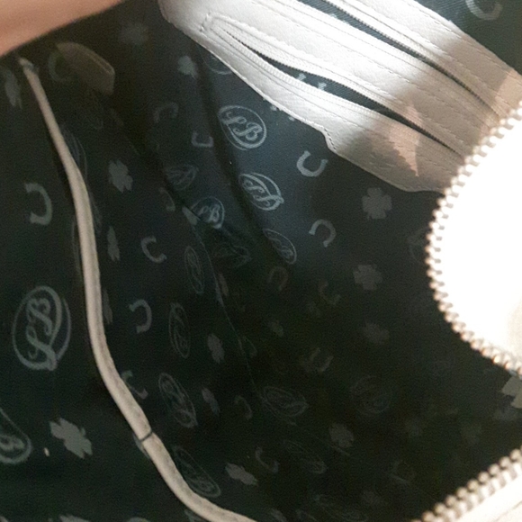 Genuine White leather lucky brand crossbody purse - Picture 5 of 8